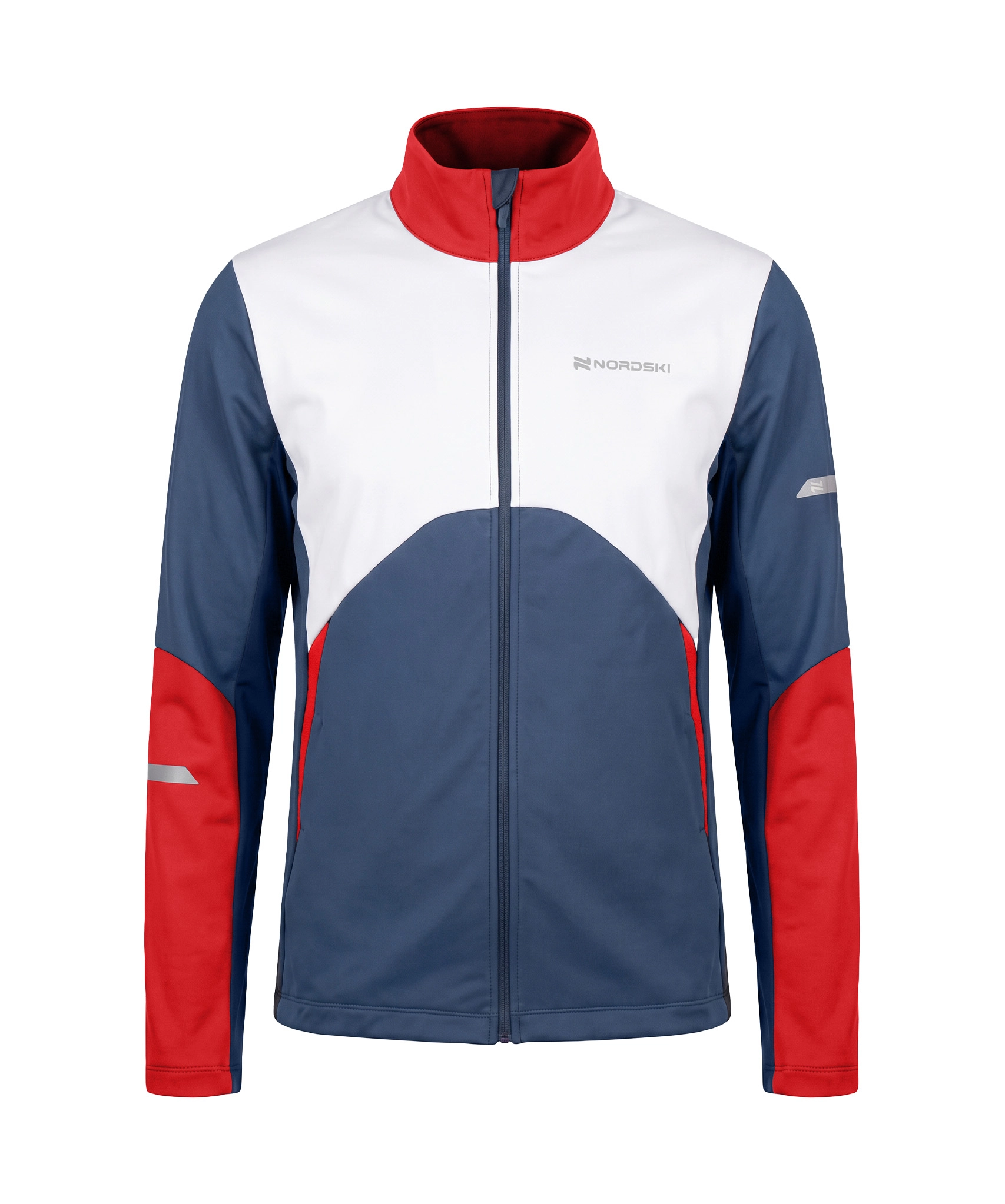 Тренировочная куртка Nordski Pro 2.0 White/Blue/Black