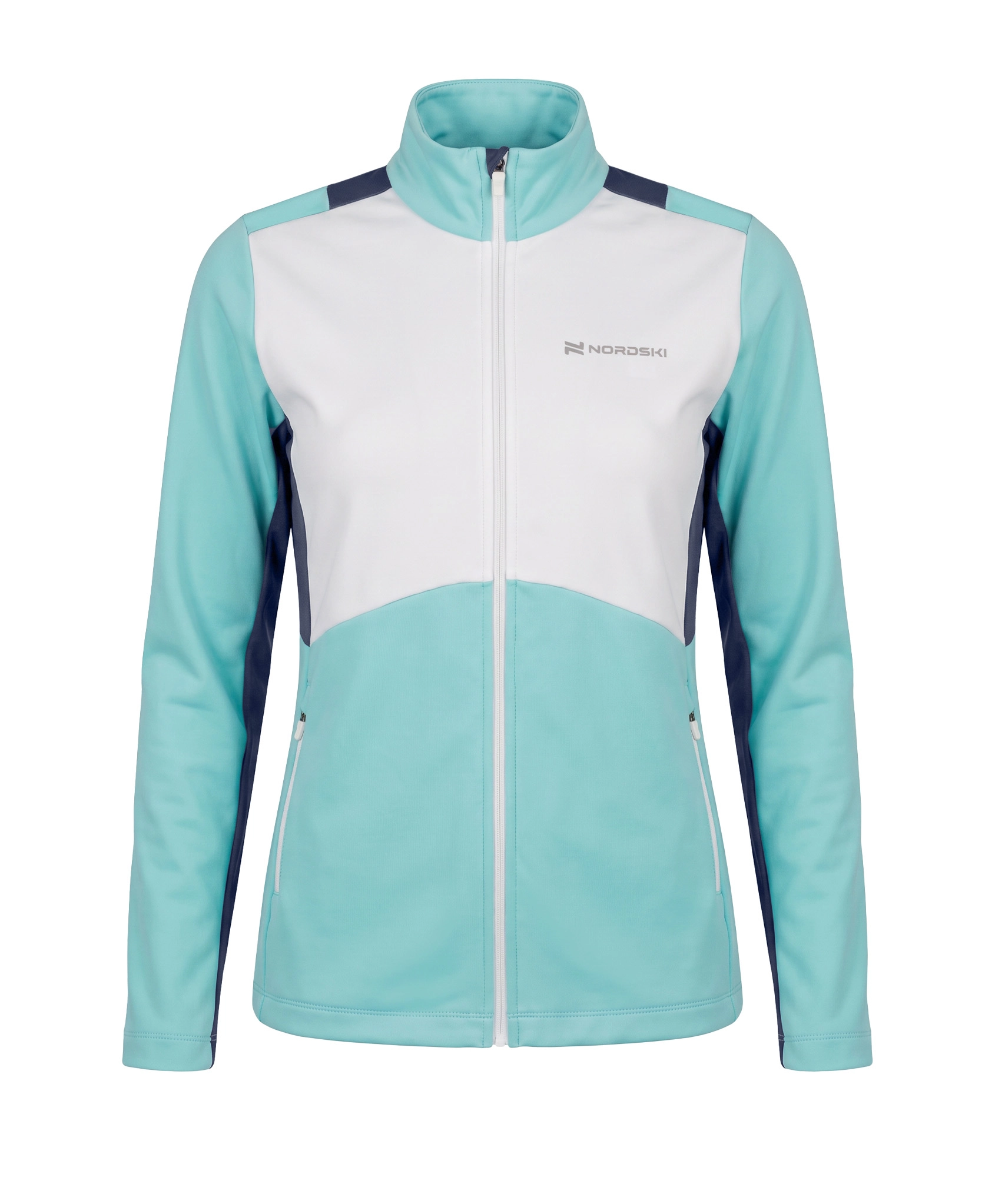 Тренировочная куртка Nordski Advance White/Coral/Black W