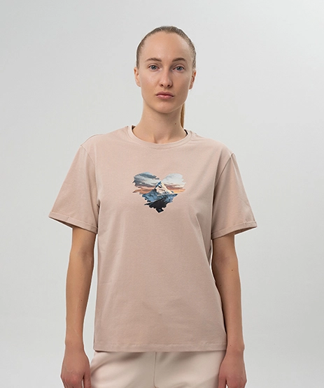 Футболка укороченная Nordski Simple Logo White W