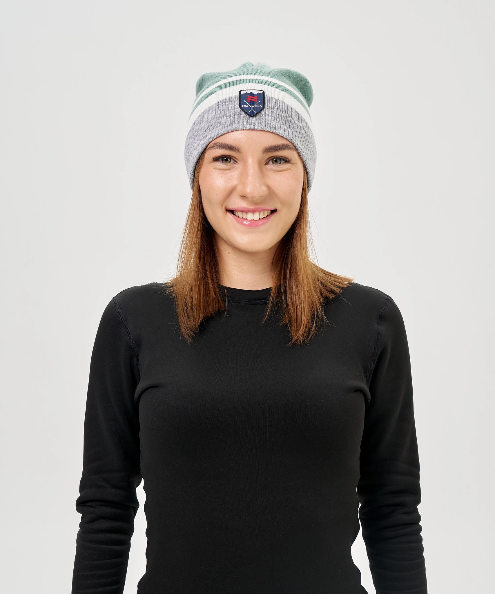 Шапка Nordski Move Grey/Black