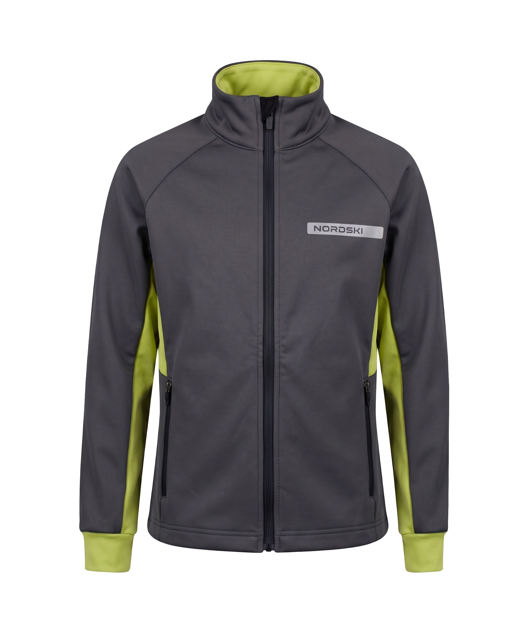 Тренировочная куртка Nordski Jr. Core Graphite/Lime