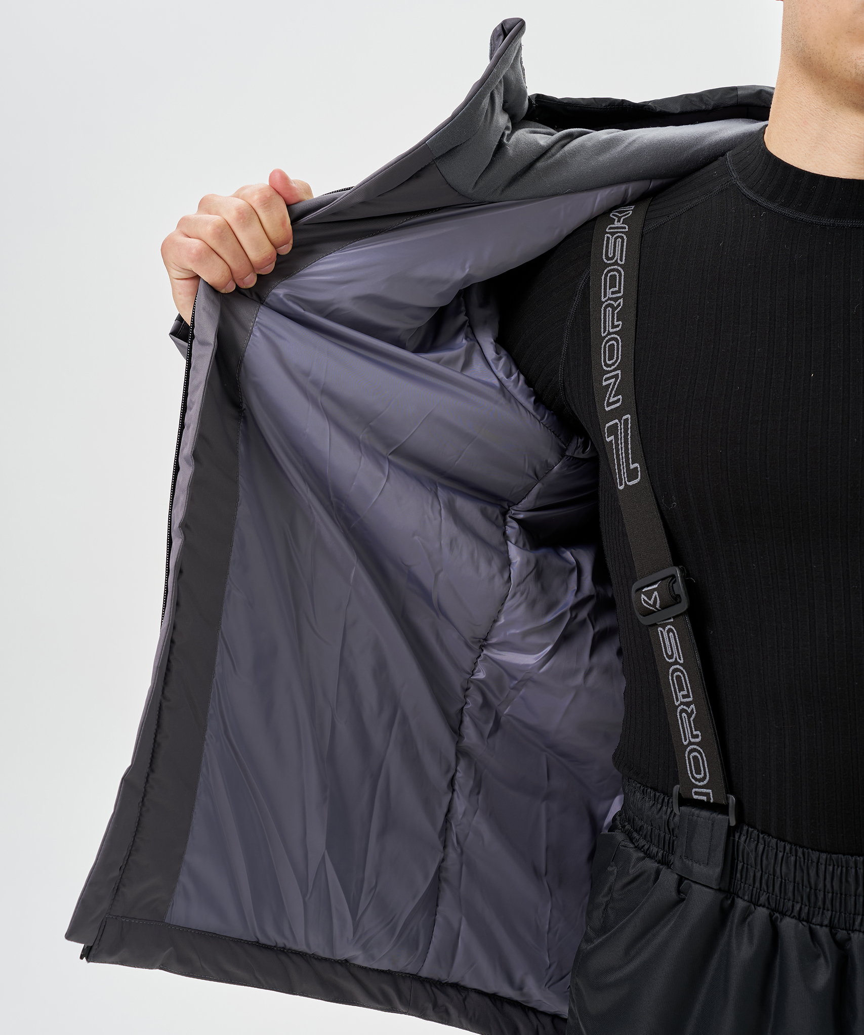 Утепленная куртка Nordski Winter Black/Grey