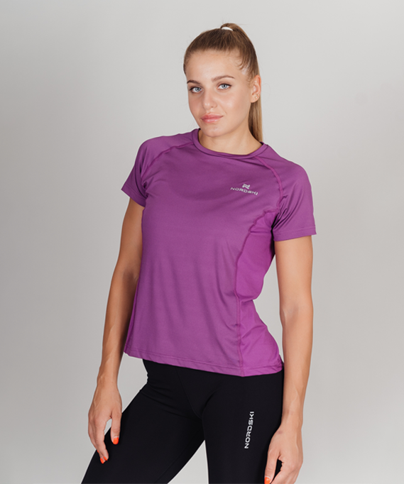 Футболка Nordski Athletic Violet/Apricot W