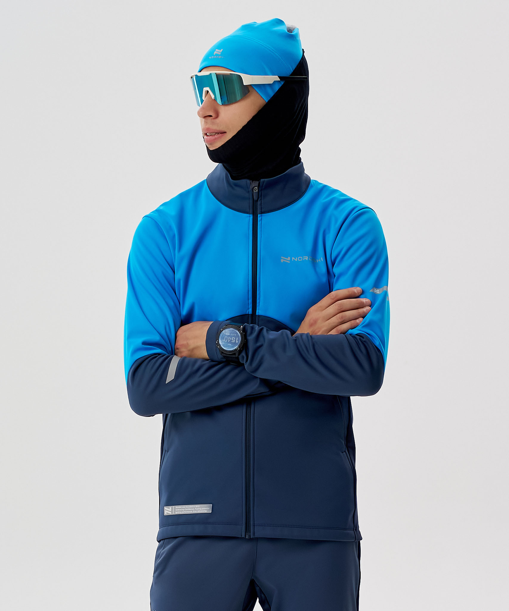 Тренировочная куртка Nordski Pro 2.0 Light Blue/Blue