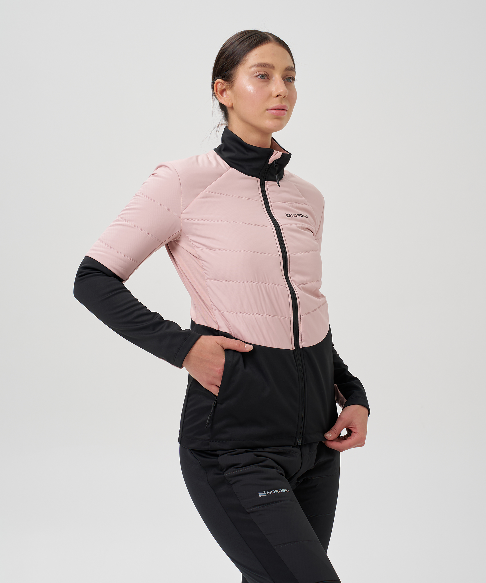 Куртка Nordski Hybrid Pro 2.0 Black/Soft Pink W