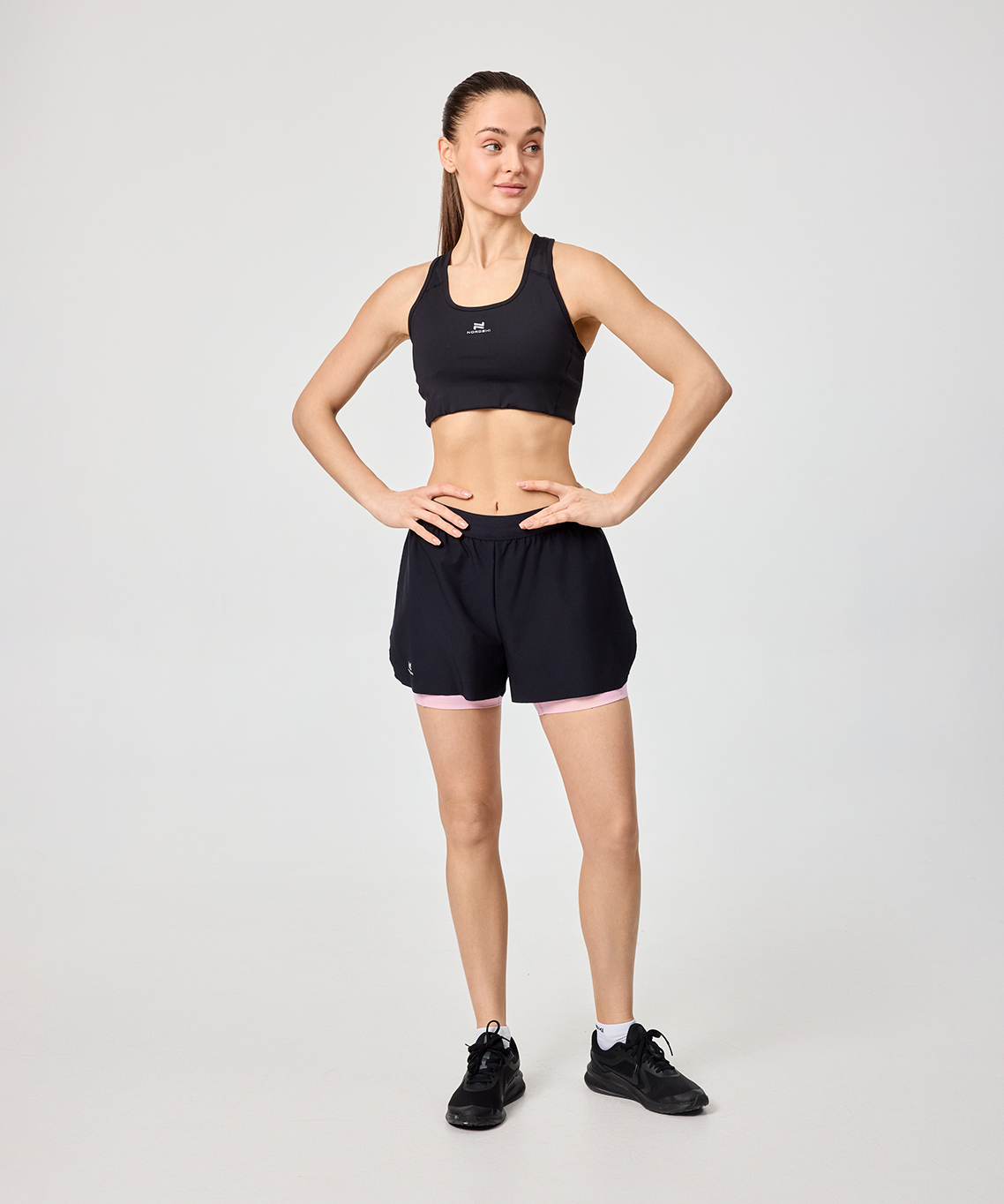 Шорты с лосинами Nordski Stayer Black/Pink W
