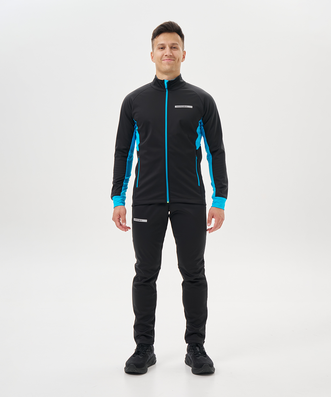 Тренировочная куртка Nordski Core Black/Breeze