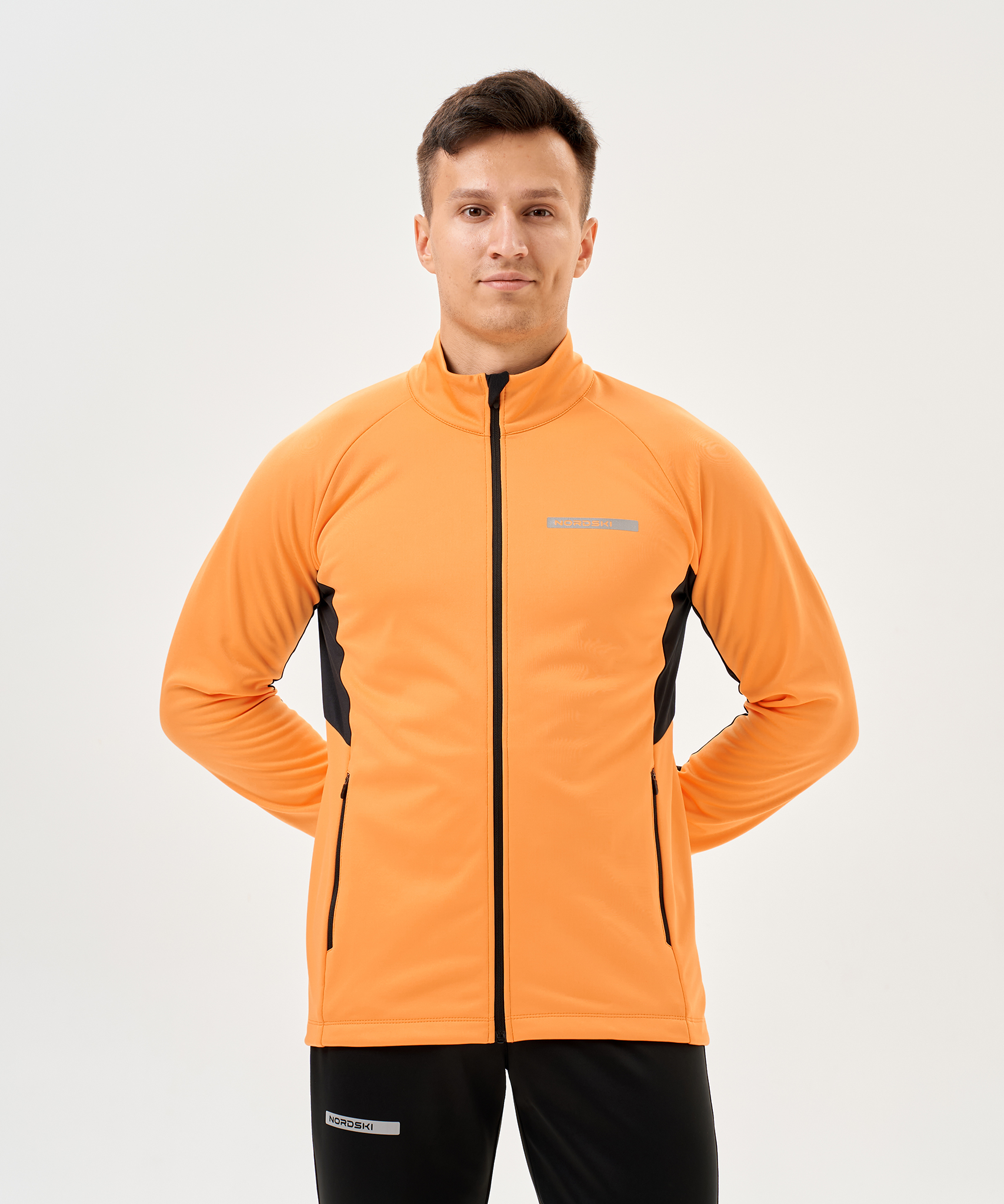 Тренировочная куртка Nordski Core Graphite/Black