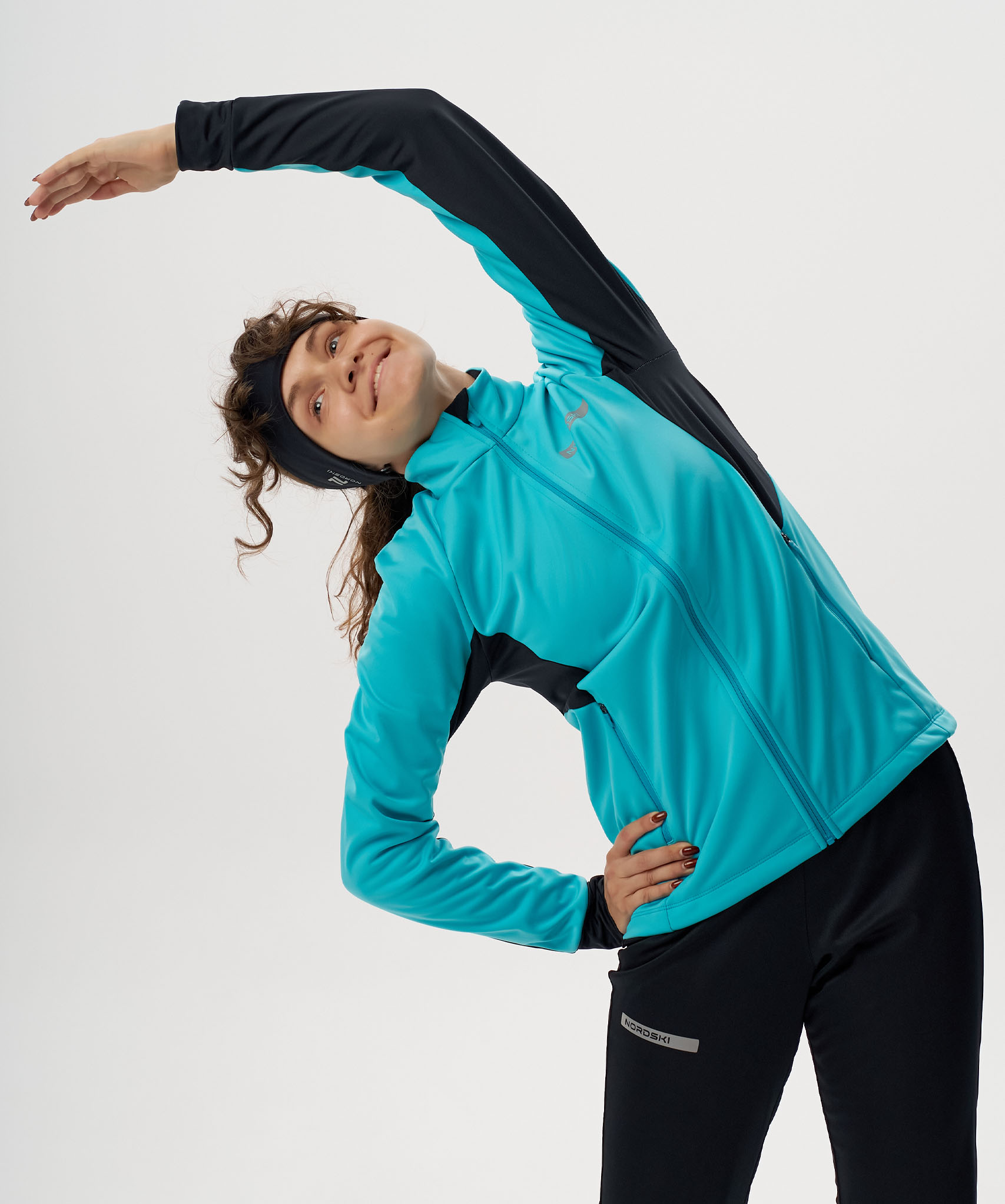 Тренировочная куртка Nordski Core Light Breeze/Black W