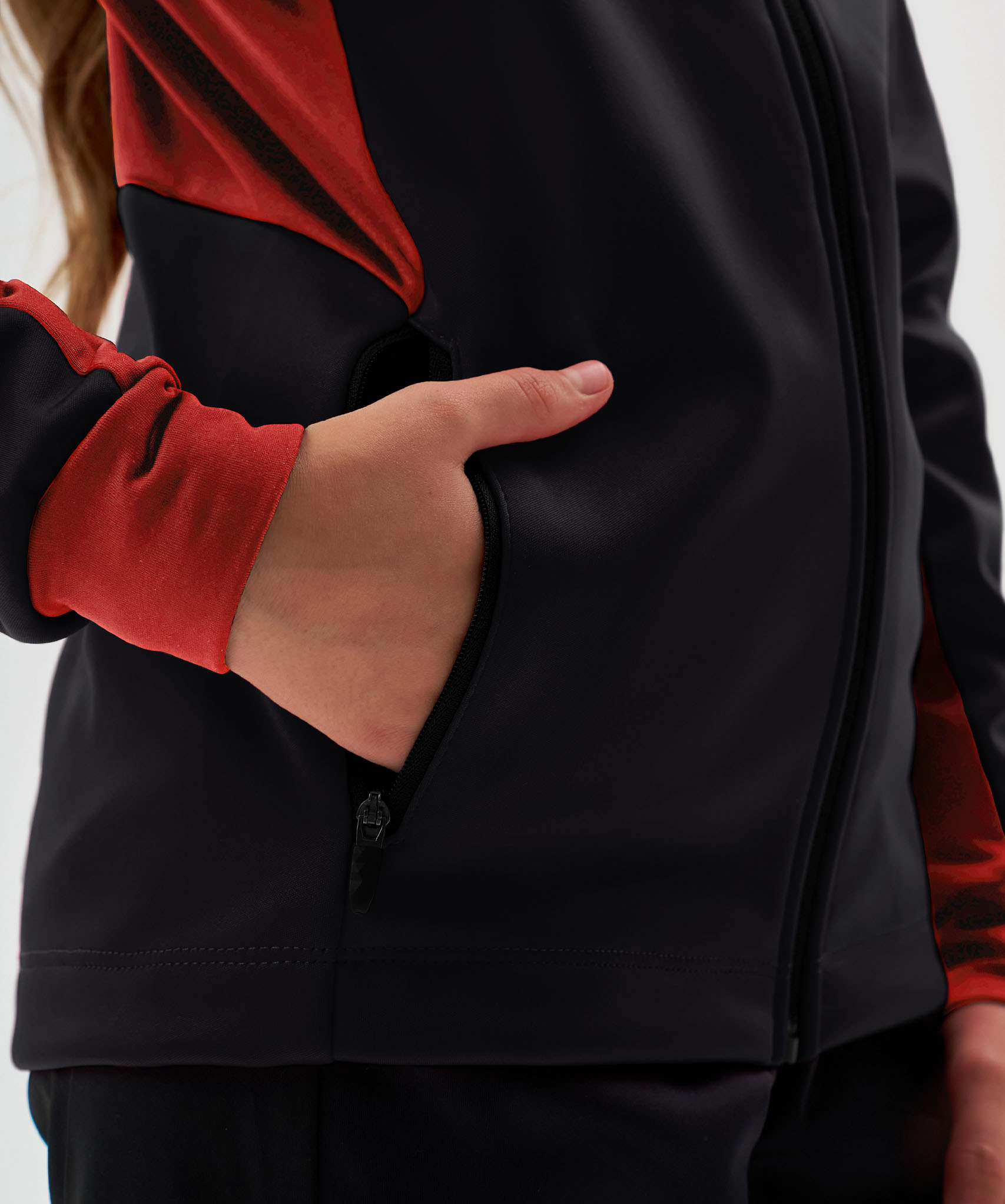 Тренировочная куртка Nordski Jr. Core Black/Red