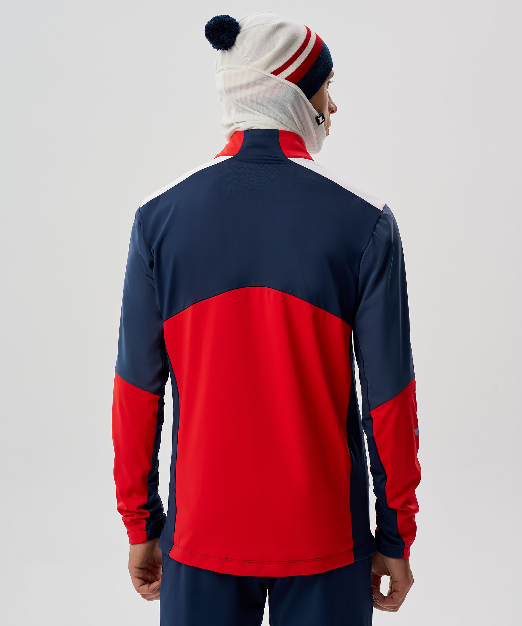 Тренировочная куртка Nordski Pro 2.0 White/Blue/Red