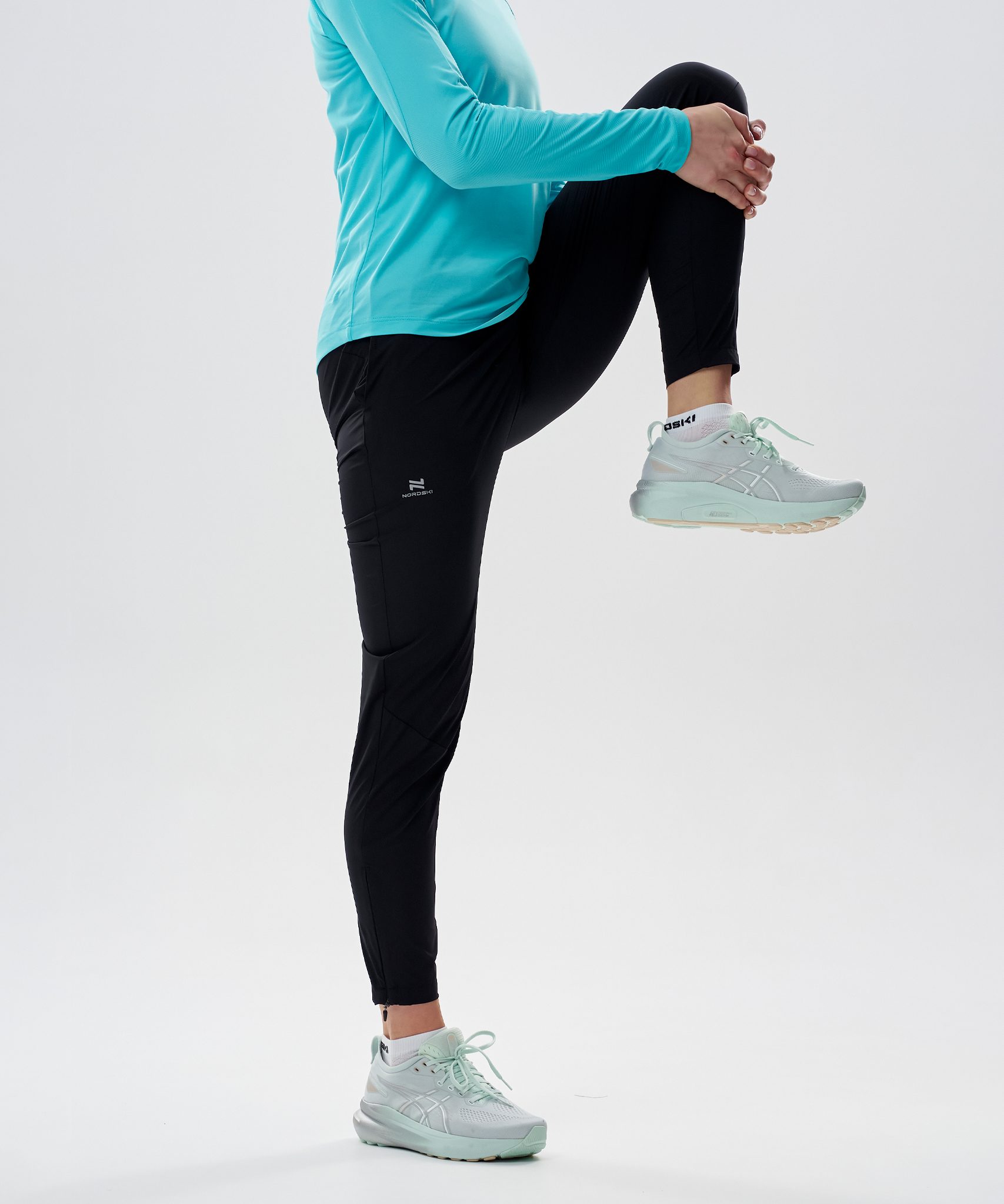 Брюки беговые Nordski Road Black W