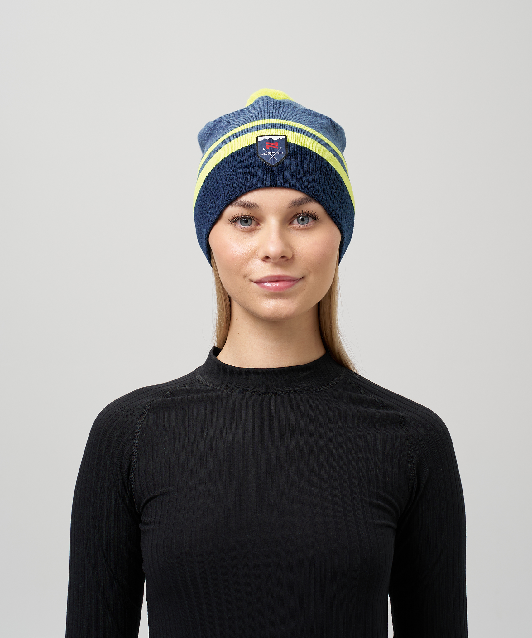 Шапка Nordski Move Pink/White