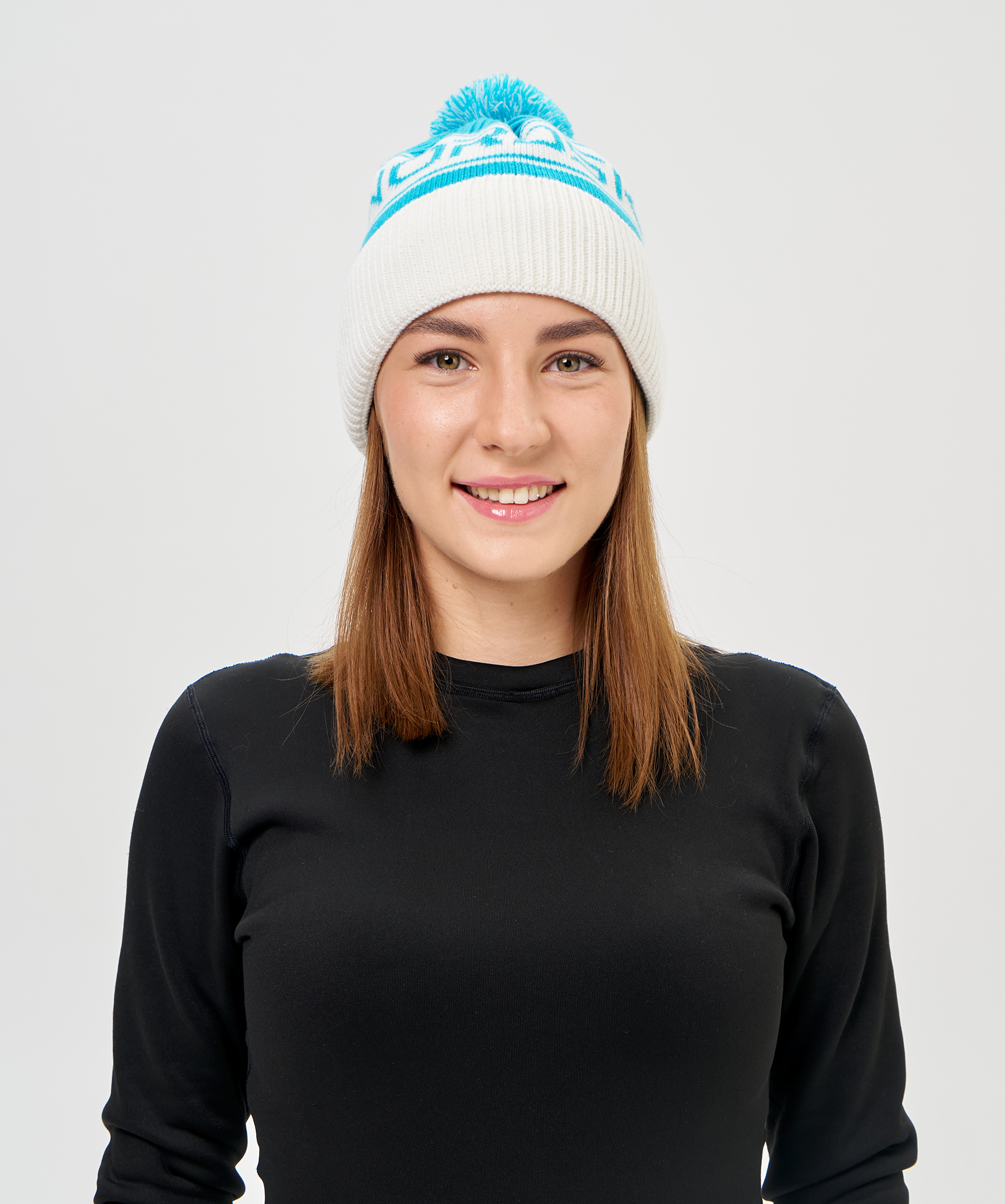 Шапка Nordski Blizzard Aquamarine/White