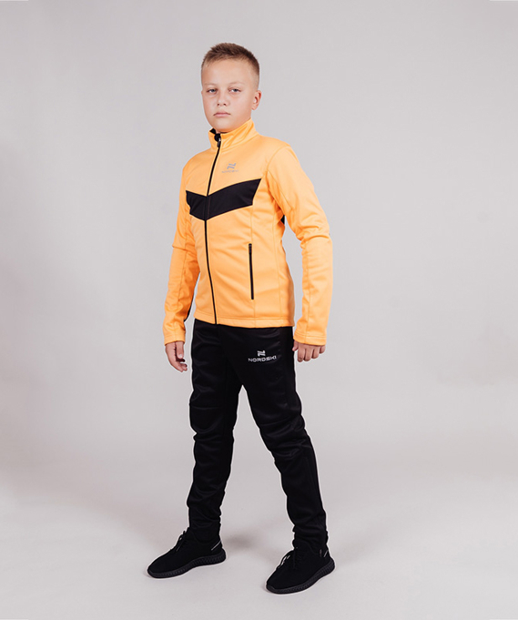 Разминочный костюм Nordski Jr. Base Orange/Black